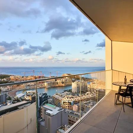Elegant One Bedroom Apartment With A Stunning Seaview Saint Julian's Exterior photo